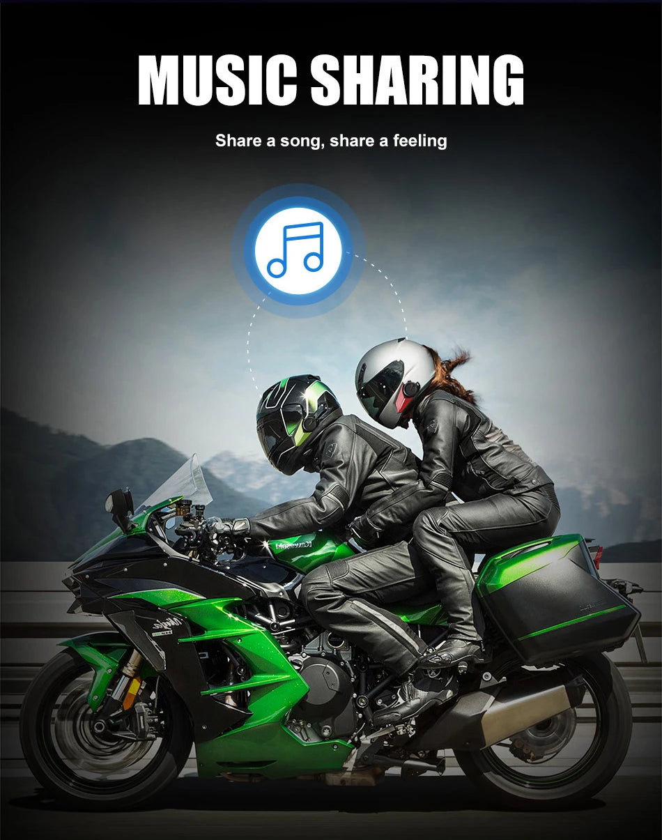 Mornystar S8 Bluetooth Motorcycle Helmet Intercom