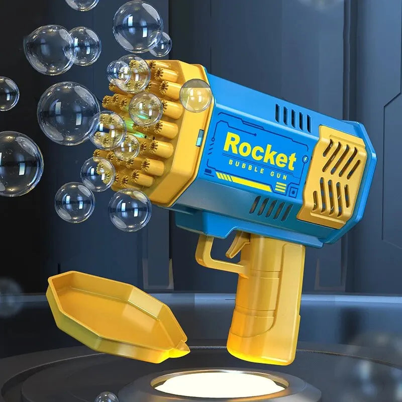 40-Hole Electric Bubble Gun – Rocket Launcher Toy