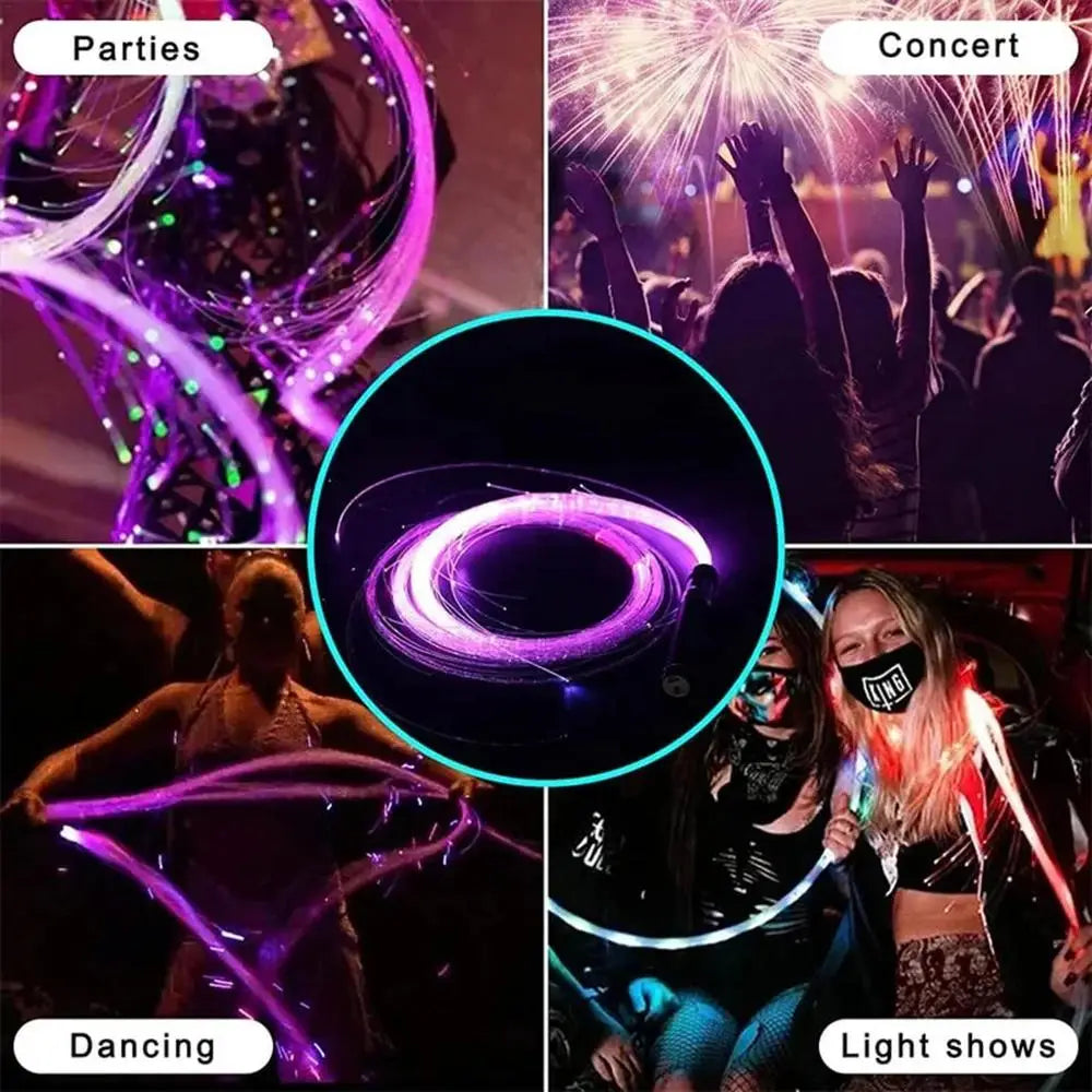 6ft Rechargeable LED Dance Whip Light