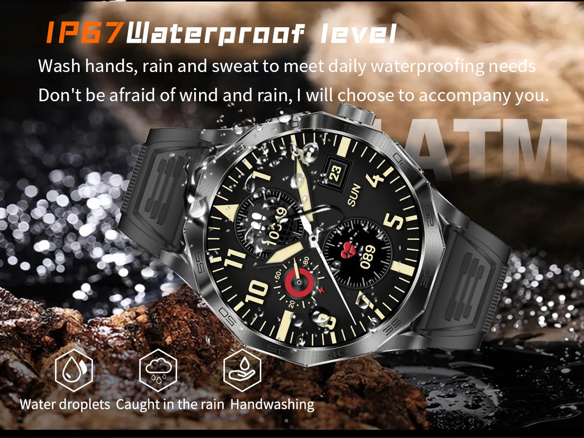 HD Smart Watch with Wireless Calls & Health Tracking