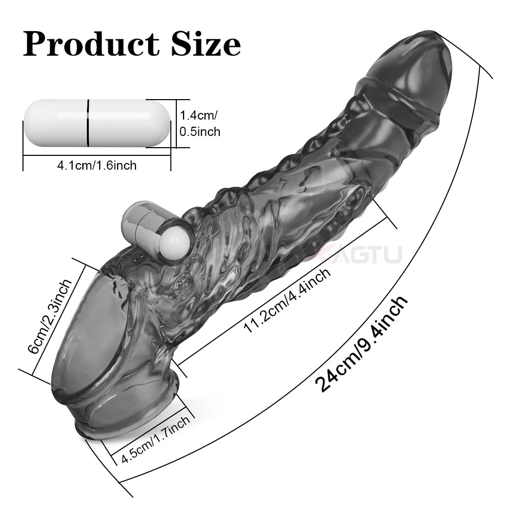 Reusable G-Spot Vibrator & Cock Ring Set
