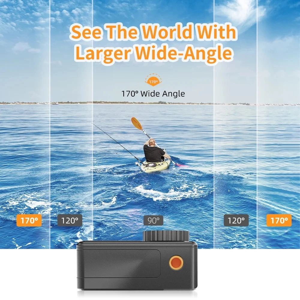Film every detail with this 5K dual-screen action camera!