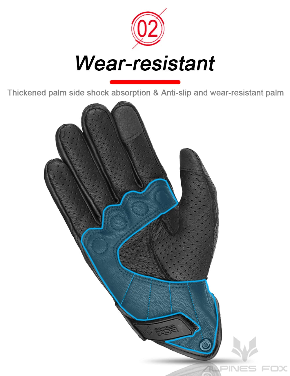 Vintage Leather Motorcycle Gloves Men