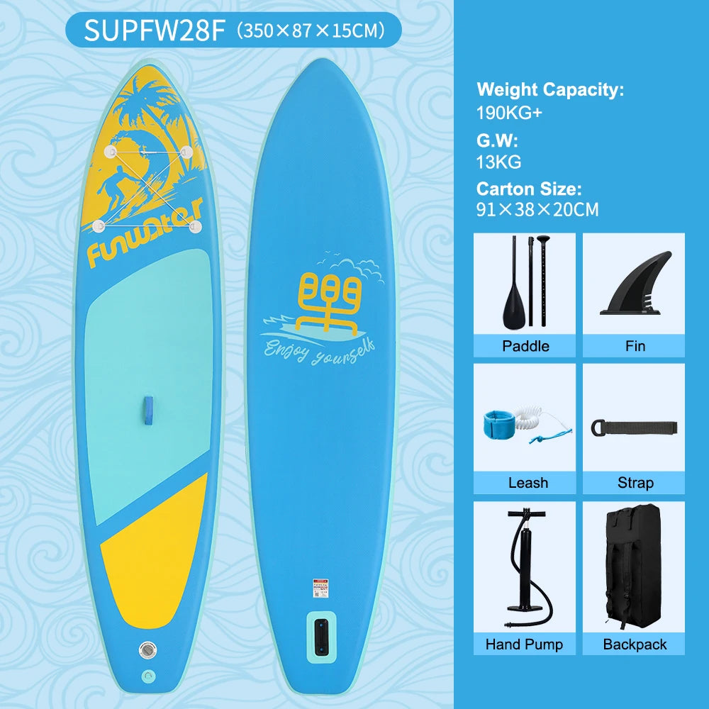 Feath-R-lite 11'6" Dragon Inflatable SUP Board Set