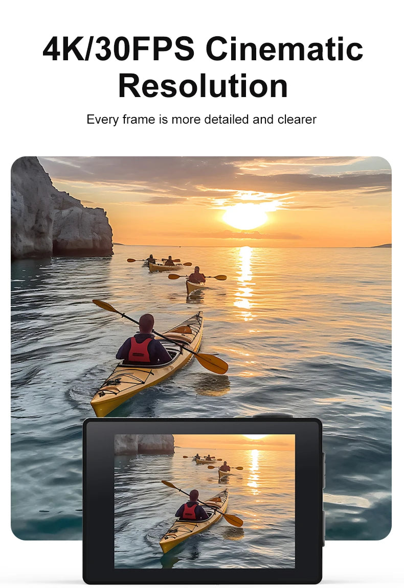 Dive into adventure with this IP68 sport action camera!