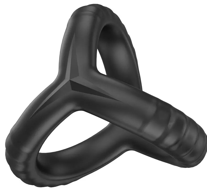 Black Silicone Cock Ring for Men