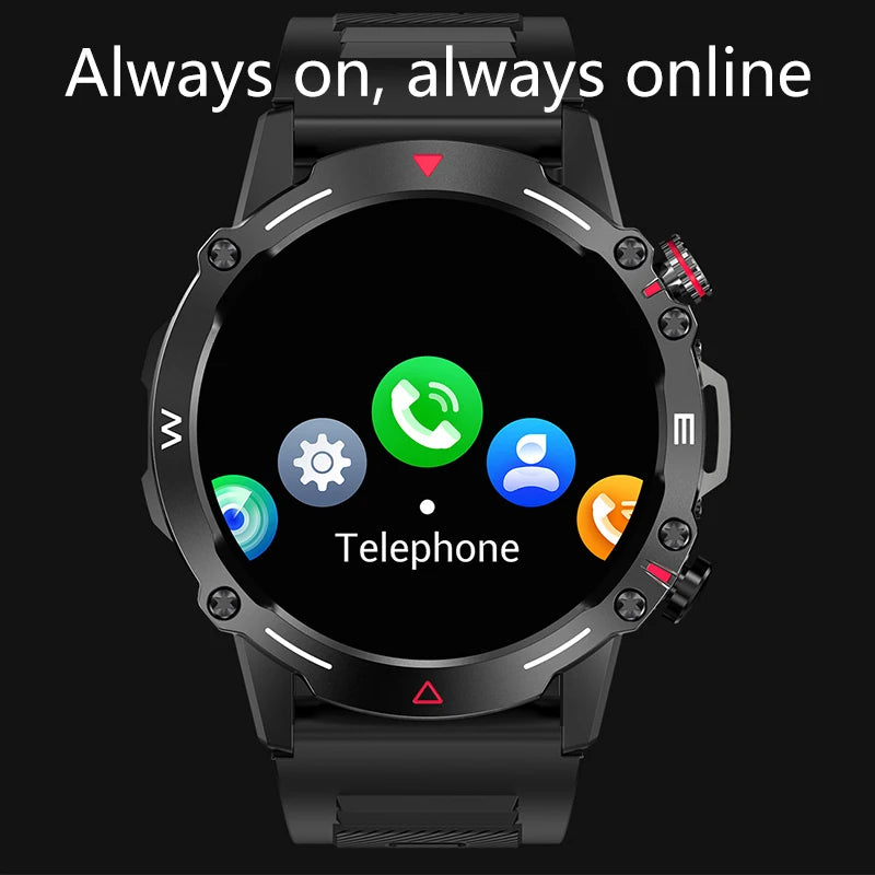 Smart Watch 1.43” Full Touch Waterproof Fitness Watch