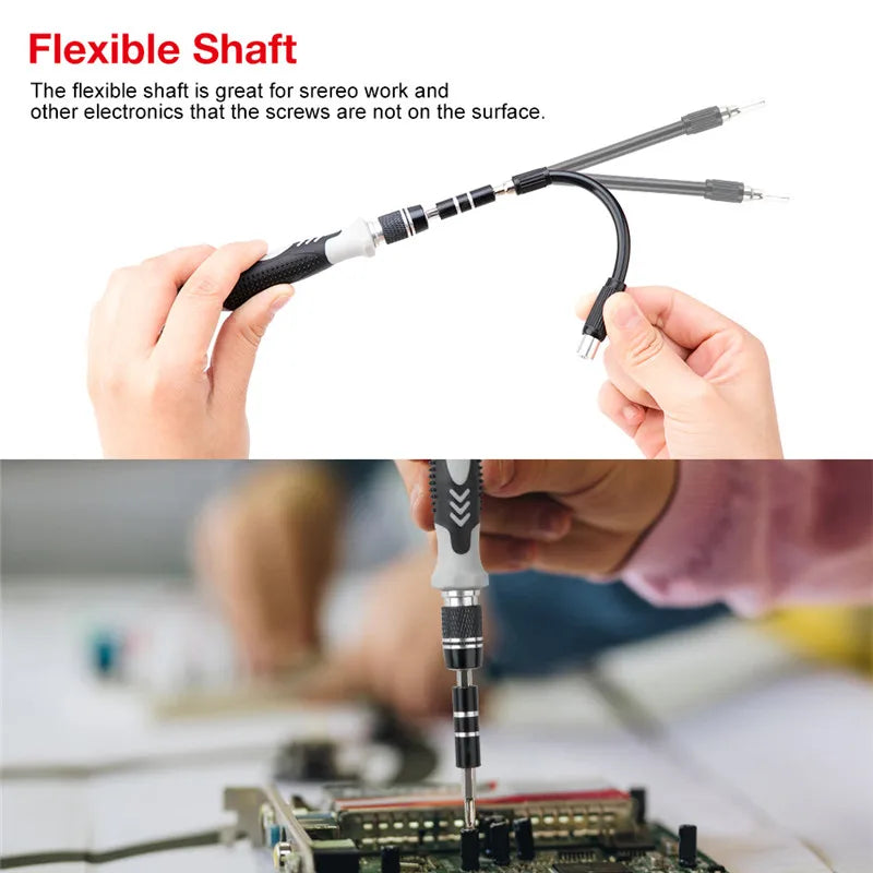 115 in 1 Magnetic Screwdriver Set Precision Multi Hand Tool.