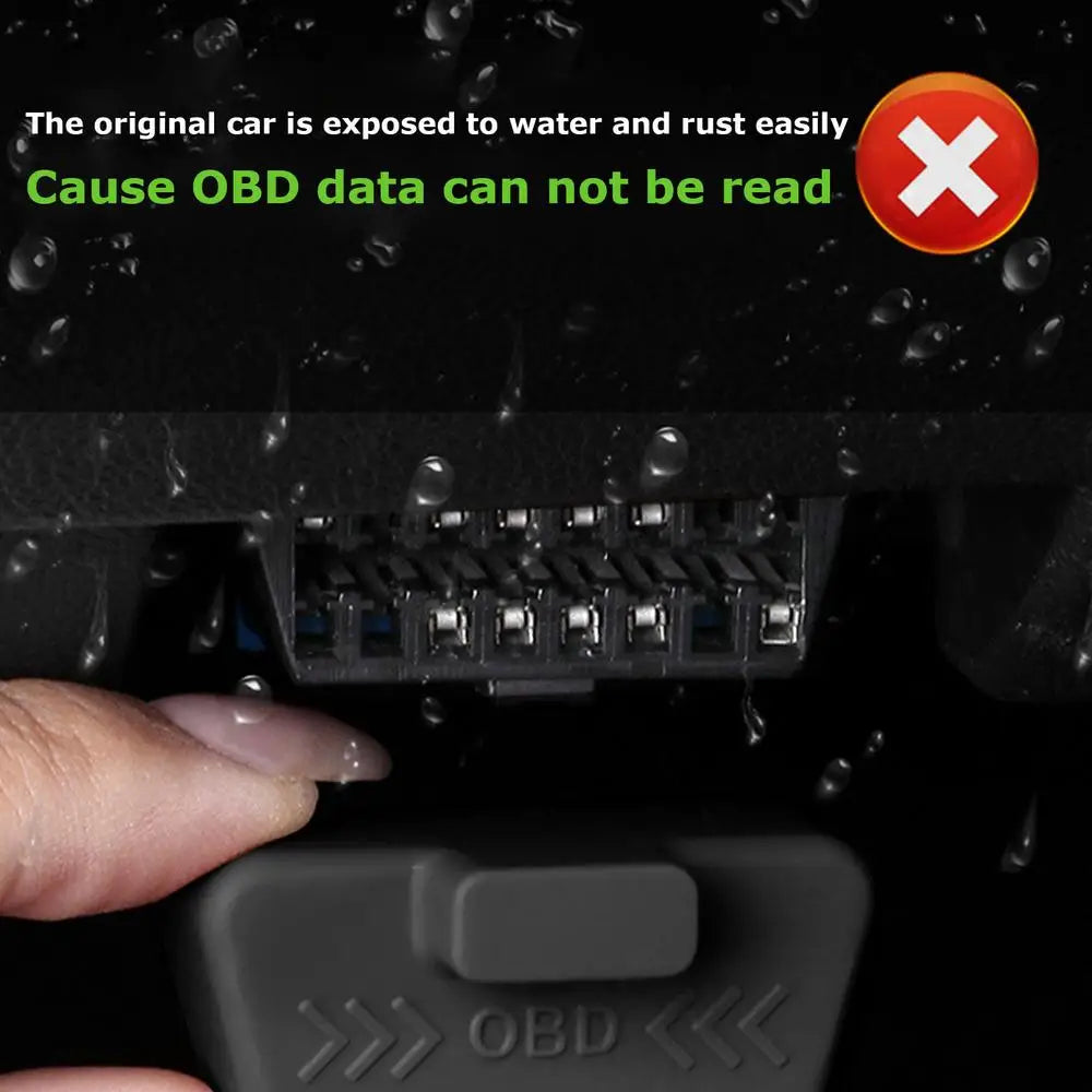 Waterproof OBD Cover Lock Silicone Sleeve Protector