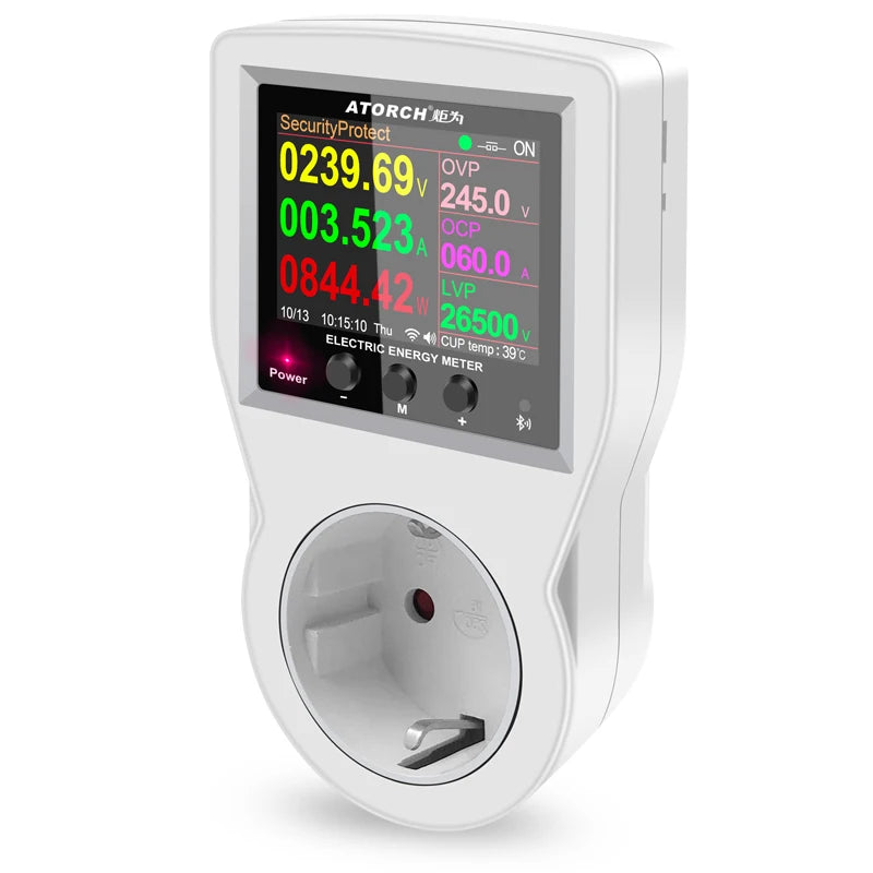 Tuya WiFi Smart Socket with Energy Meter