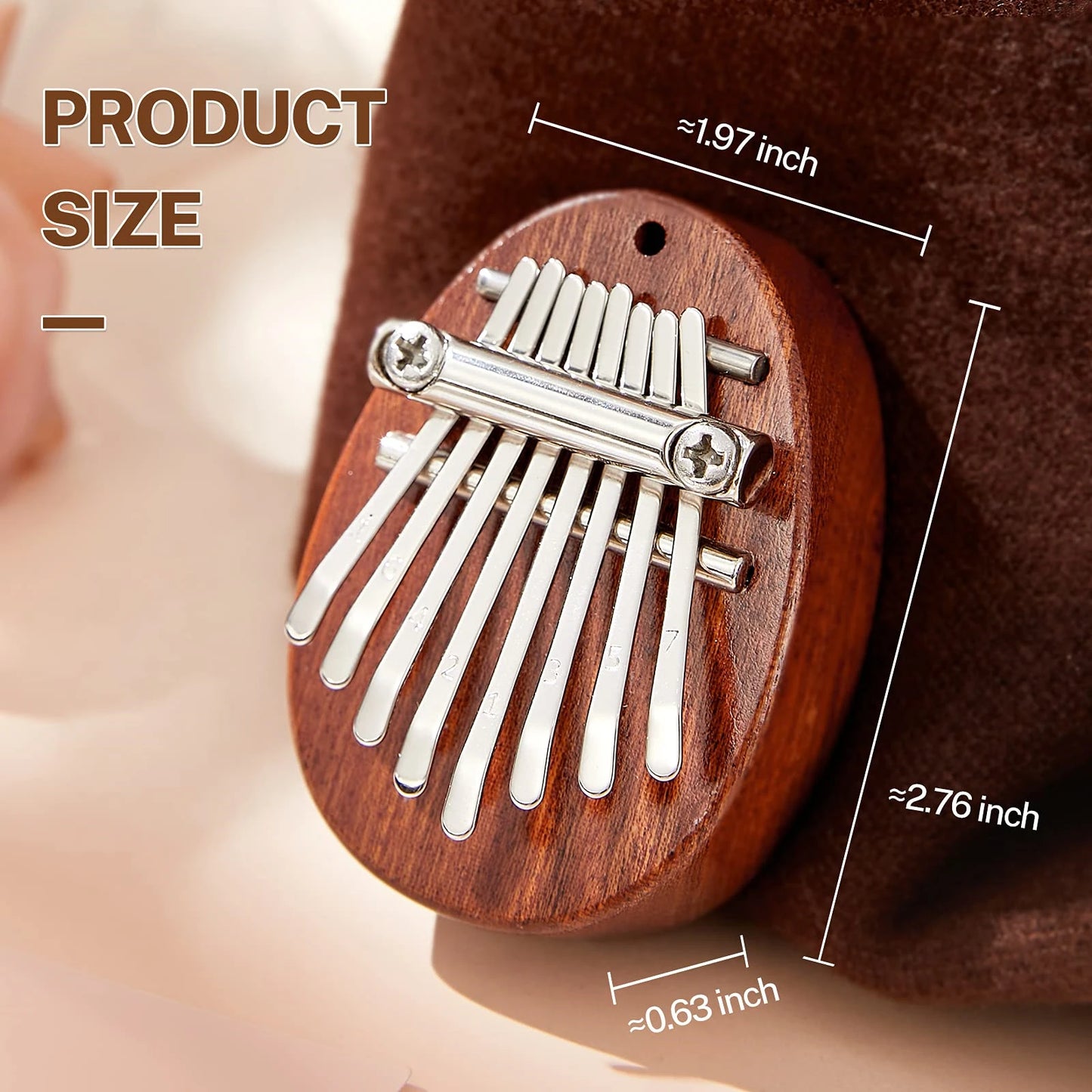 Mini 8-Key Kalimba – Cute Thumb Piano Gift