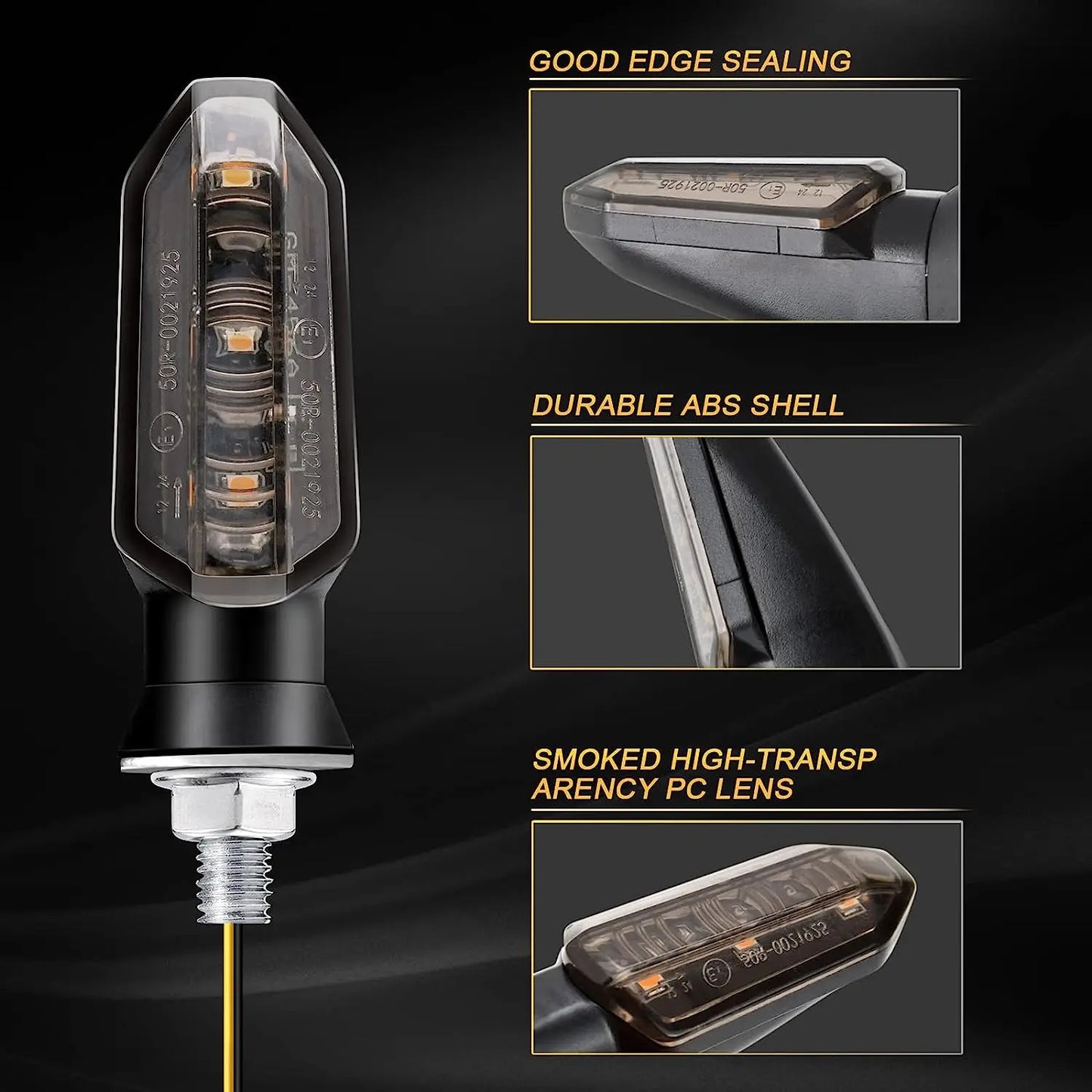 8mm Mini LED Turn Signals for Motorcycles