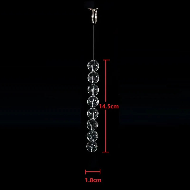 5 Sizes Glass Anal Beads Butt Plug Set