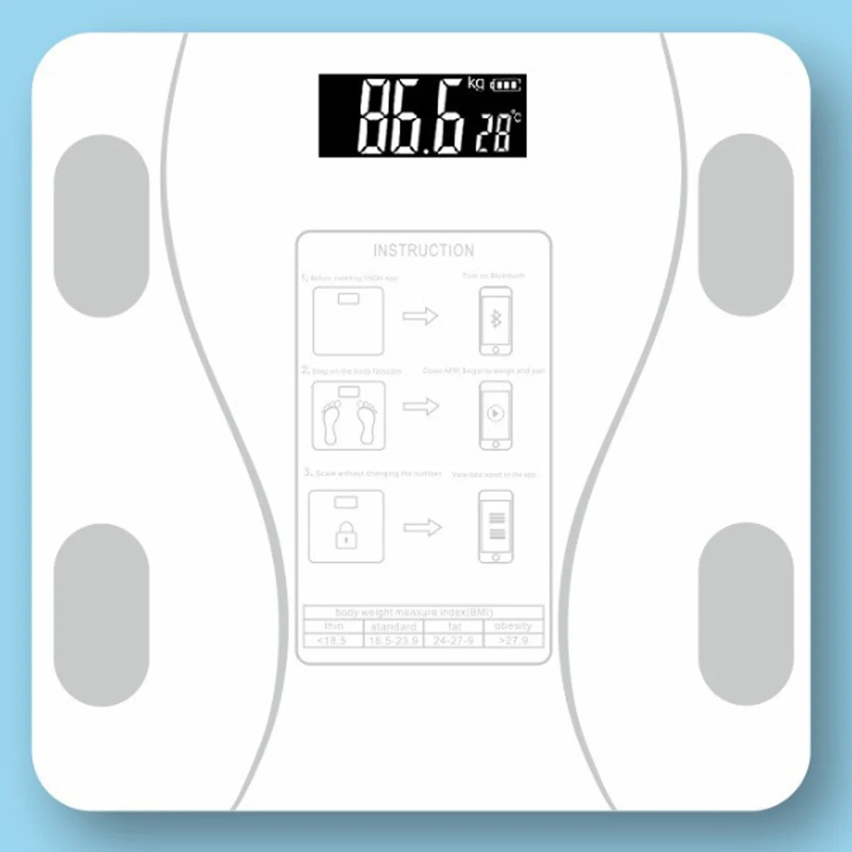 Smart Bluetooth Digital Health Weight Scale