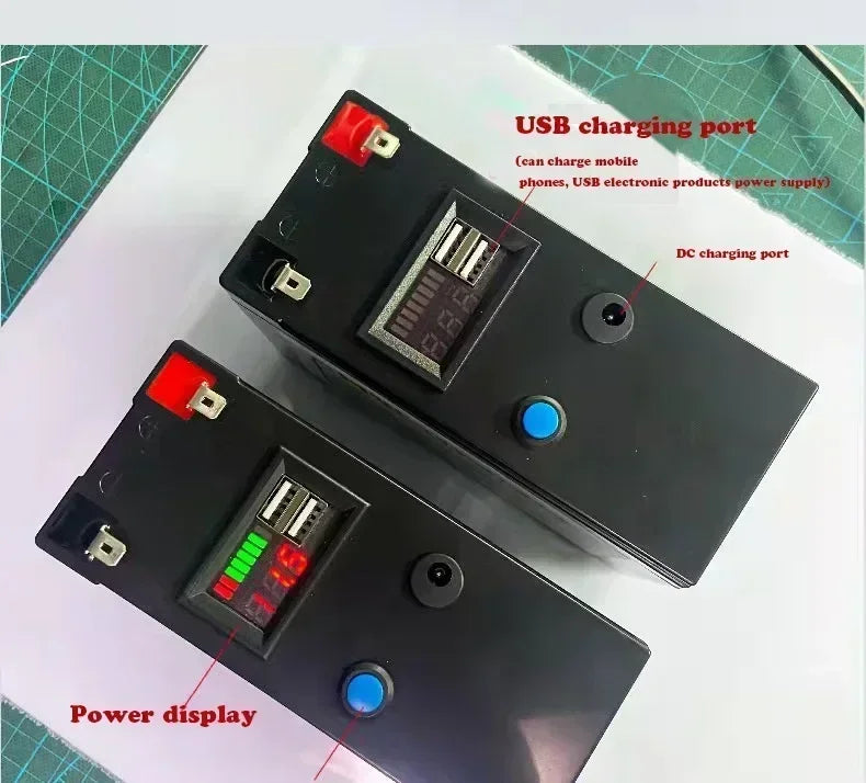 12V Lithium Battery 30Ah Rechargeable Power Pack