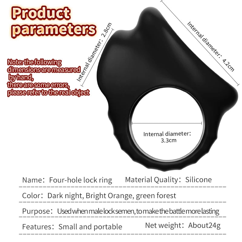 Reusable Silicone Penis Ring for Delay