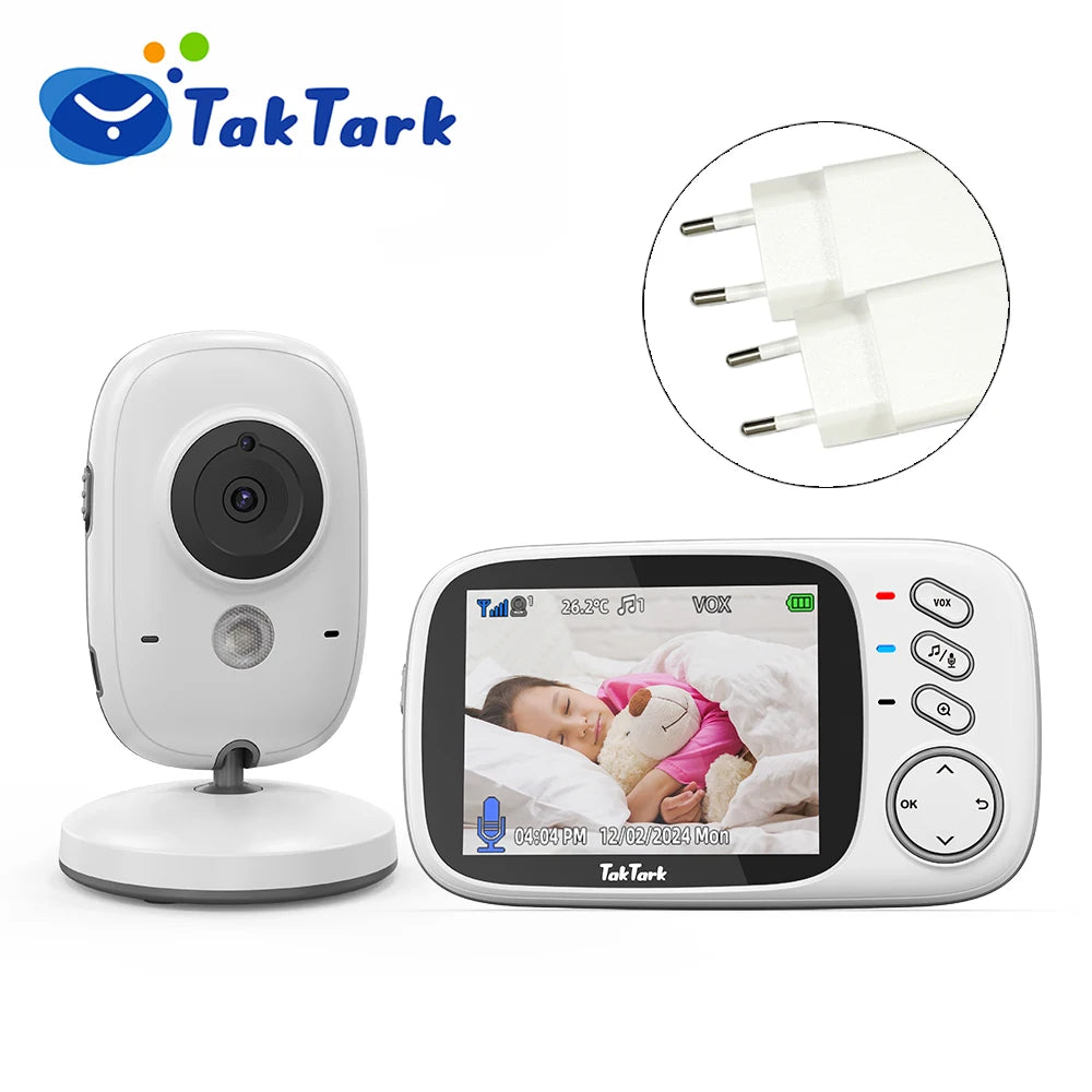 TakTark 3.2" Wireless Video Baby Monitor