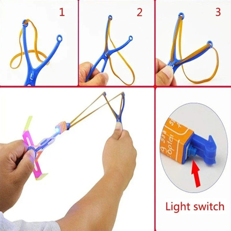 LED Rocket Helicopter Toys – Launch Light & Fun into the Sky!