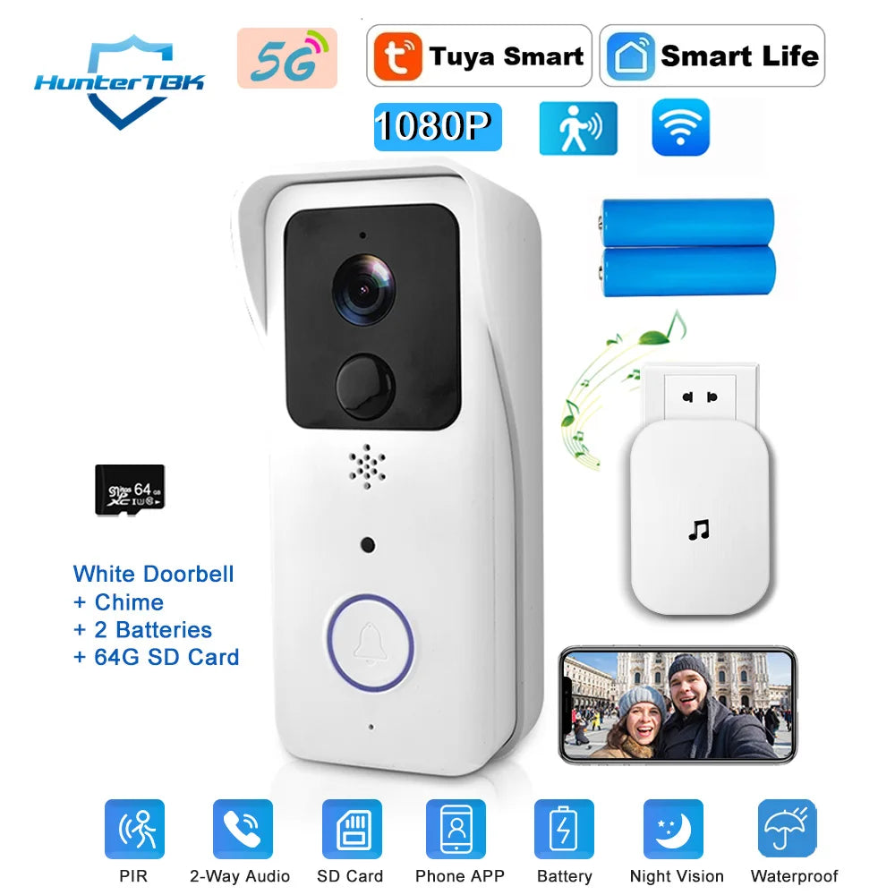 Tuya 5G WiFi Smart Video Doorbell