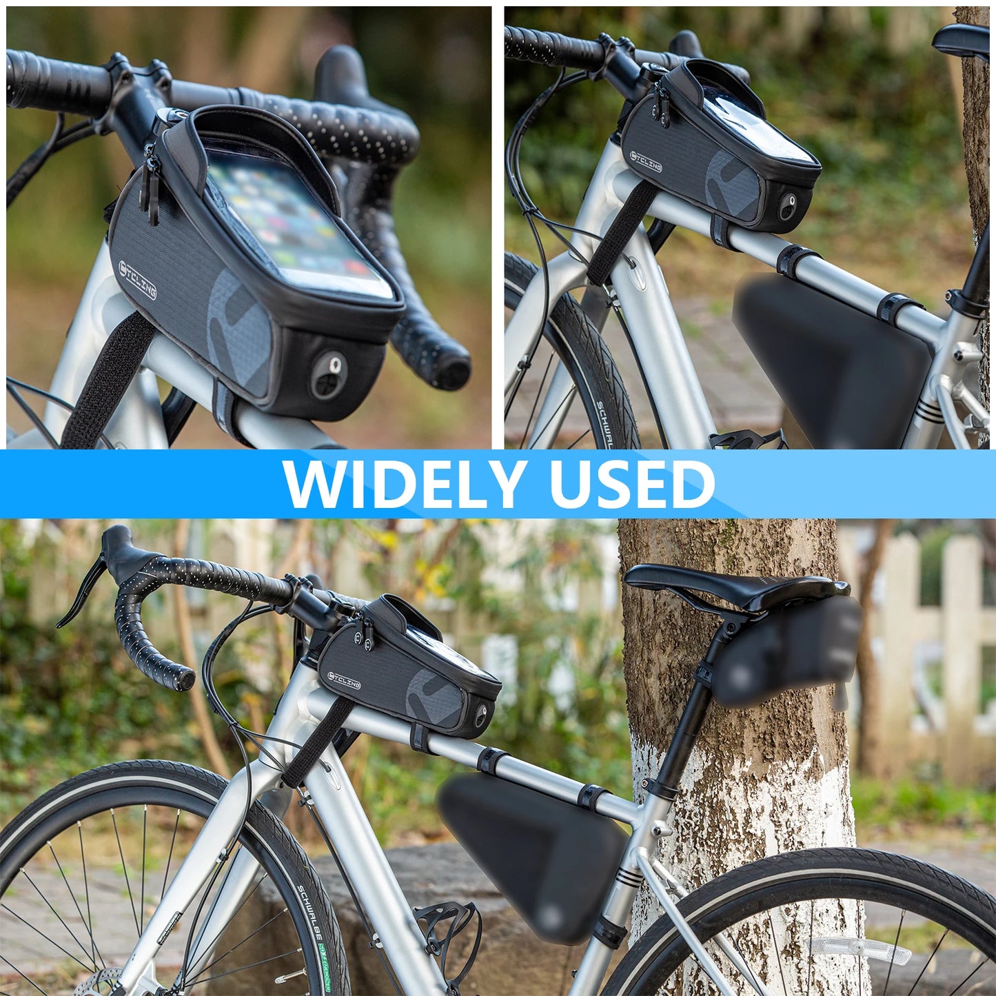 Top Tube Waterproof Bike Phone Bag