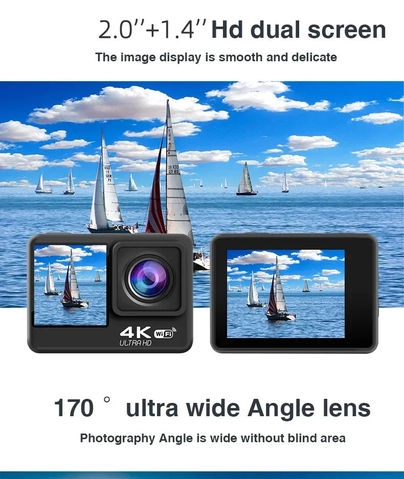 Shoot smooth 4K footage with this action camera!