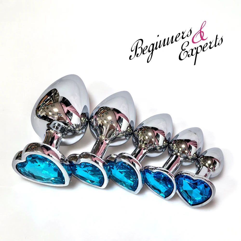 Heart Base Stainless Steel Anal Plug
