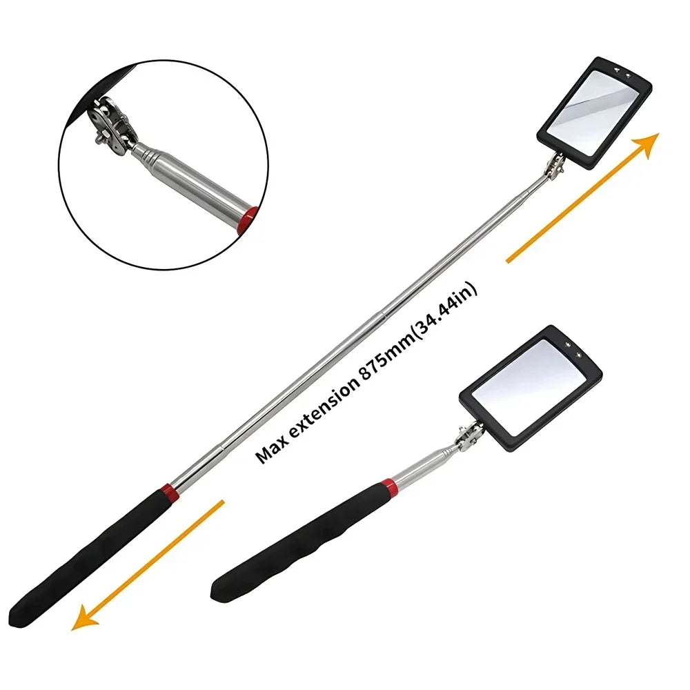 LED Telescoping Inspection Mirror – See What Others Can’t!
