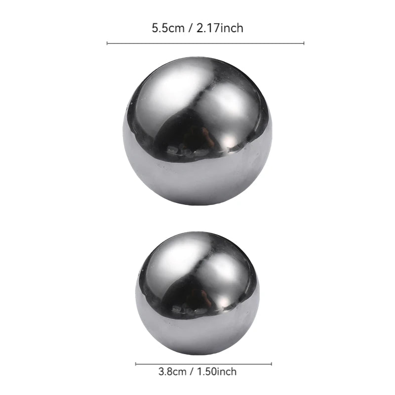 Stainless Steel Round Whiskey Stones Set