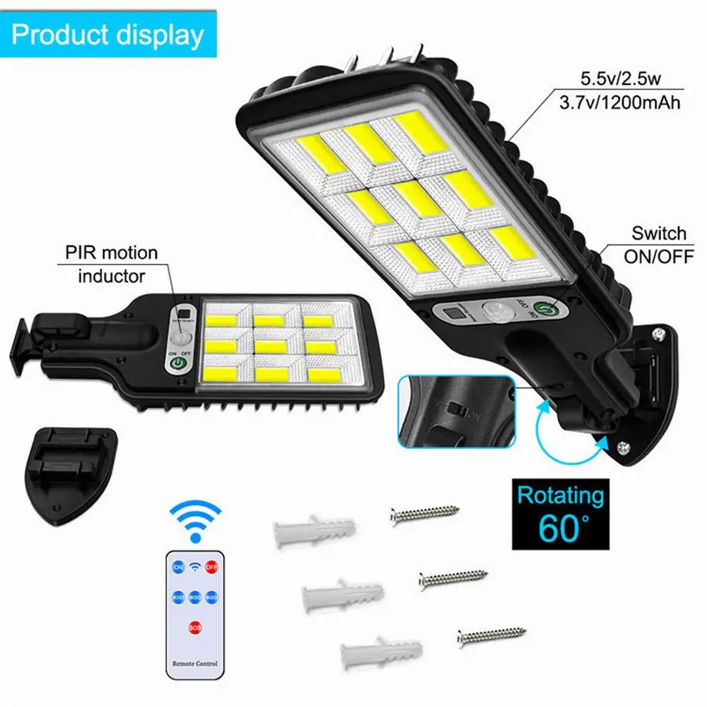 Waterproof Solar LED Street Light - 100W to 1000W