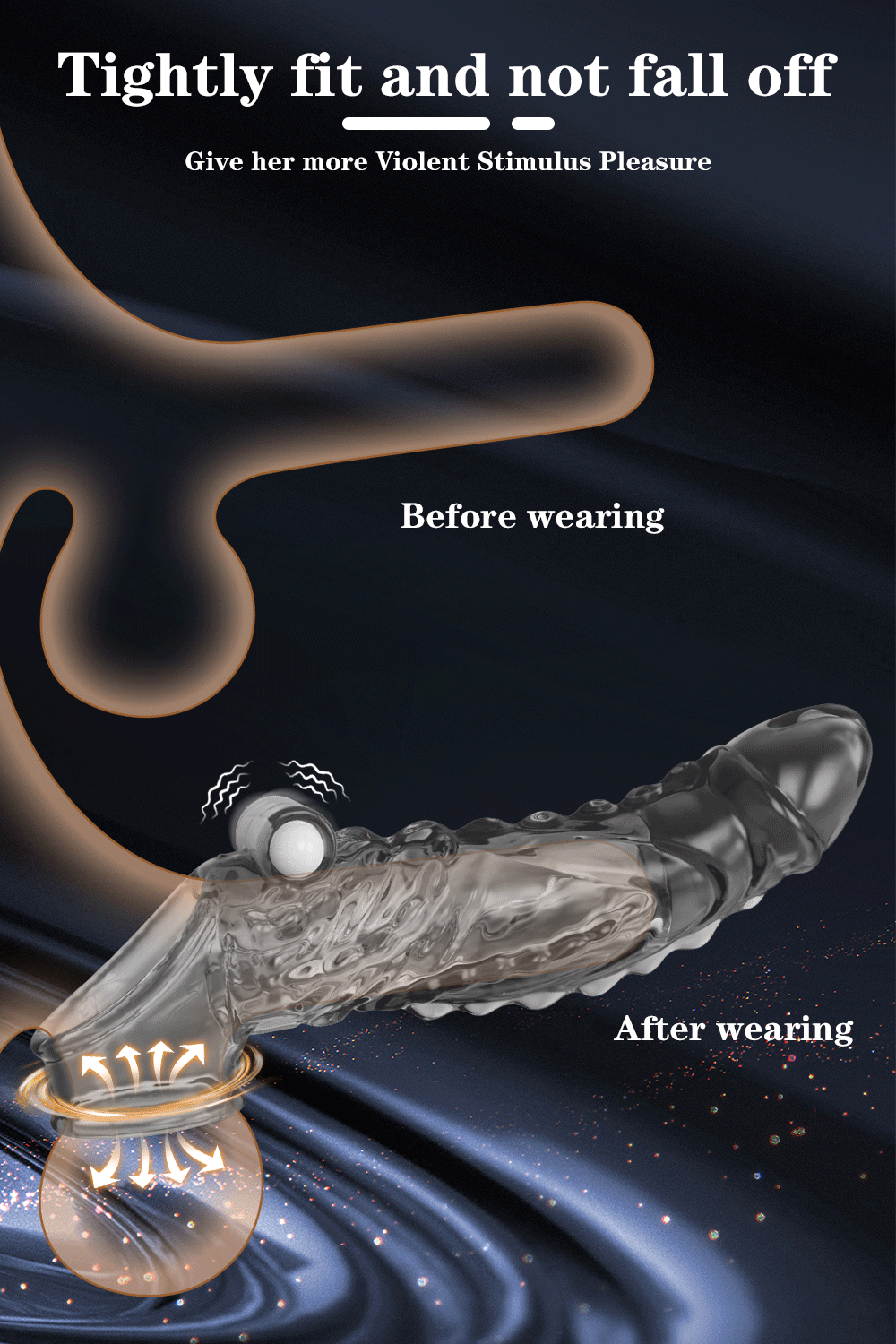 Reusable G-Spot Vibrator & Cock Ring Set