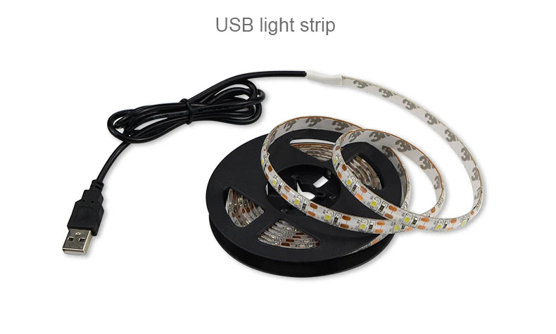 Motion Sensor LED Strip Light – USB Powered