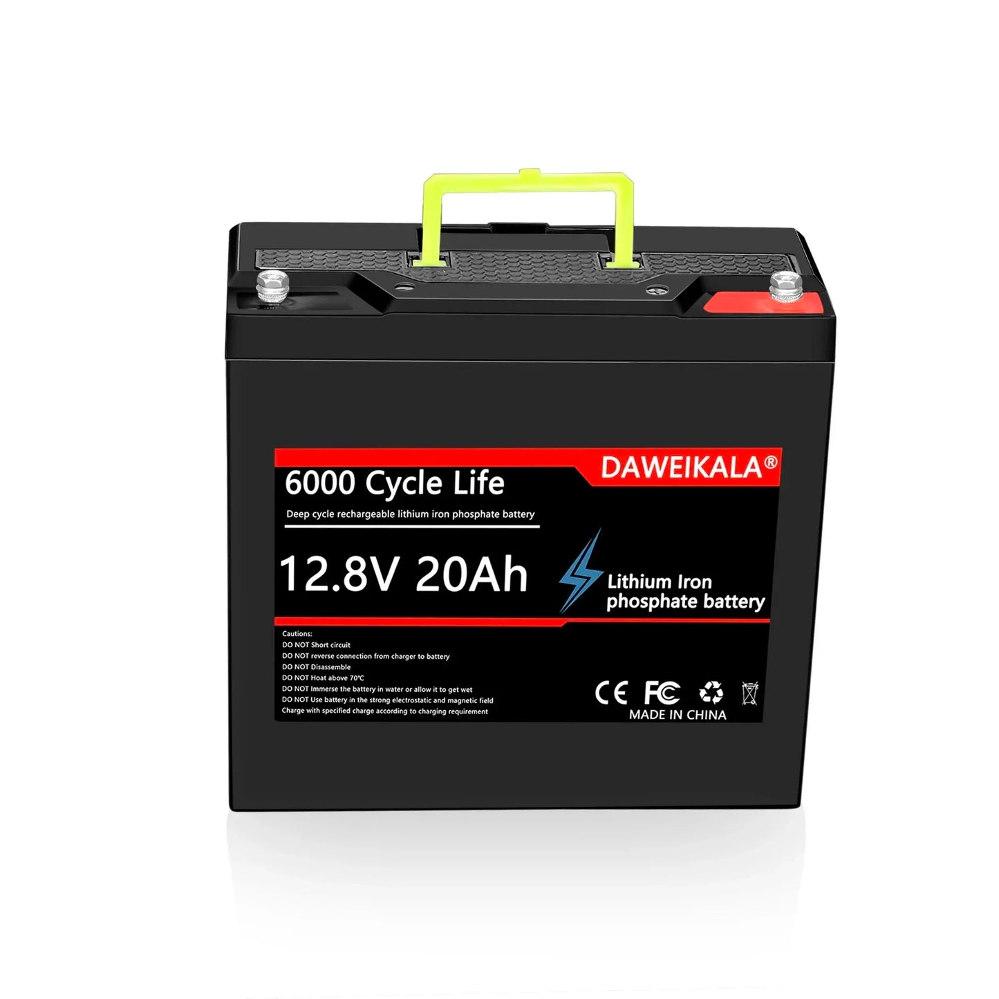 12V 20Ah LiFePO4 Rechargeable Battery Pack