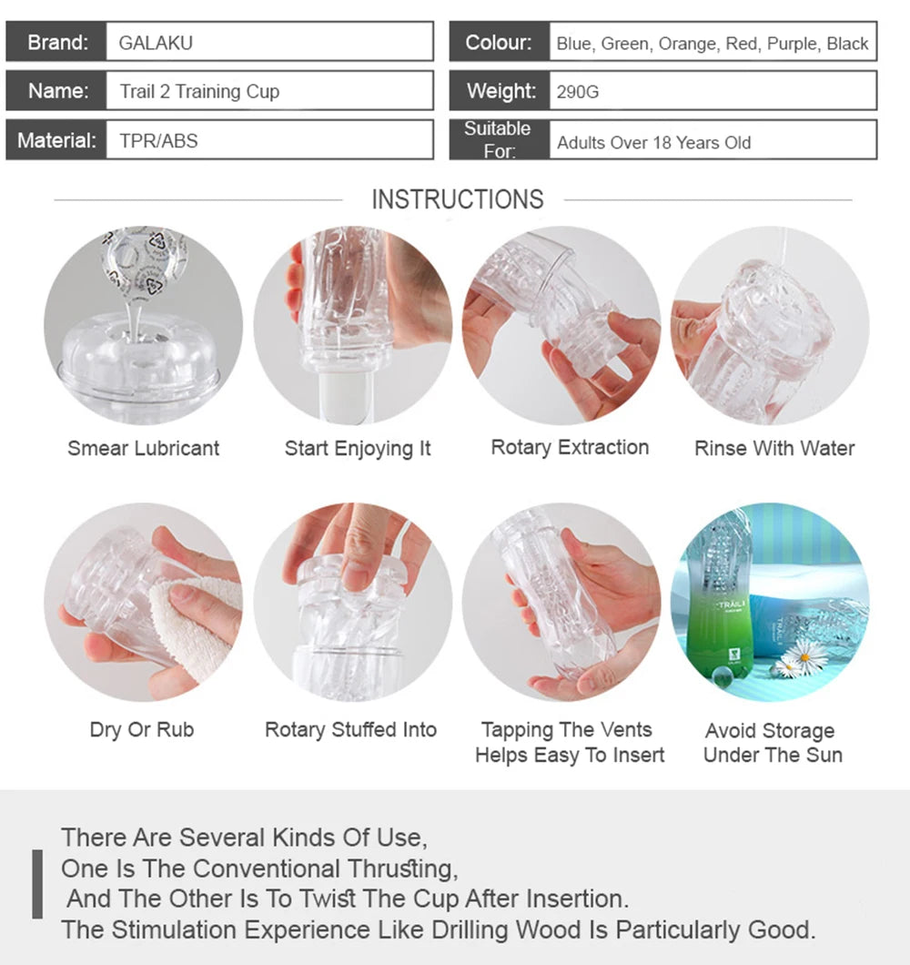 Transparent Pocket Vagina Masturbator for Men