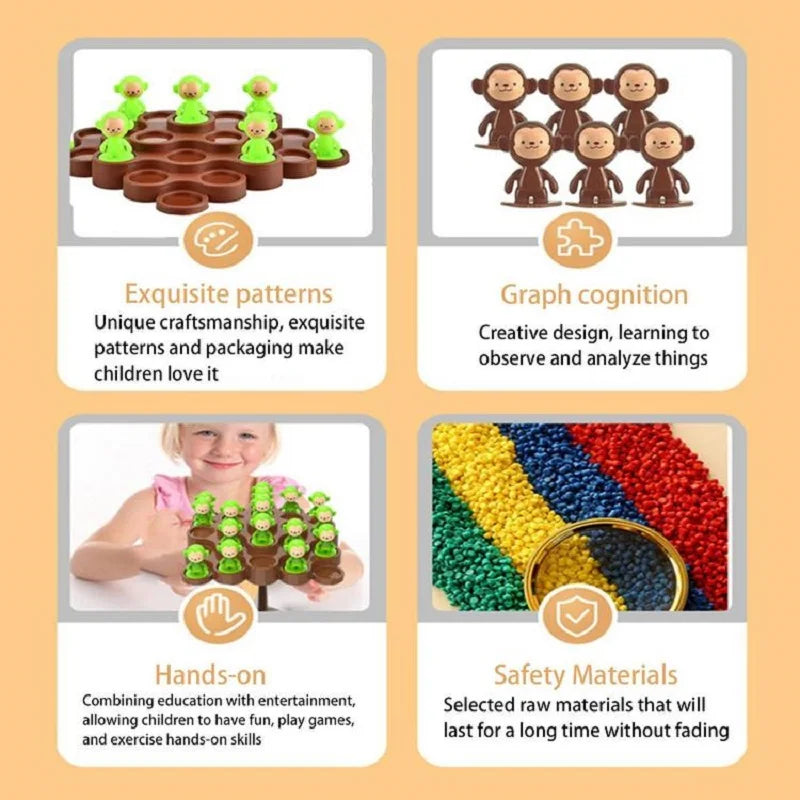 Monkey Balance Tree Game – Fun & Focus Training for Kids!