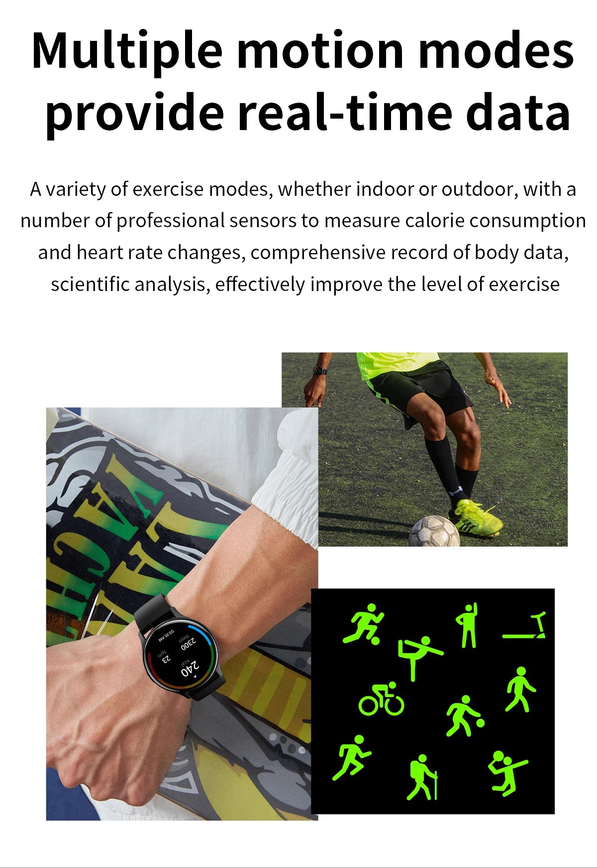 Smart Fitness Watch 1.43” Full Touch Screen