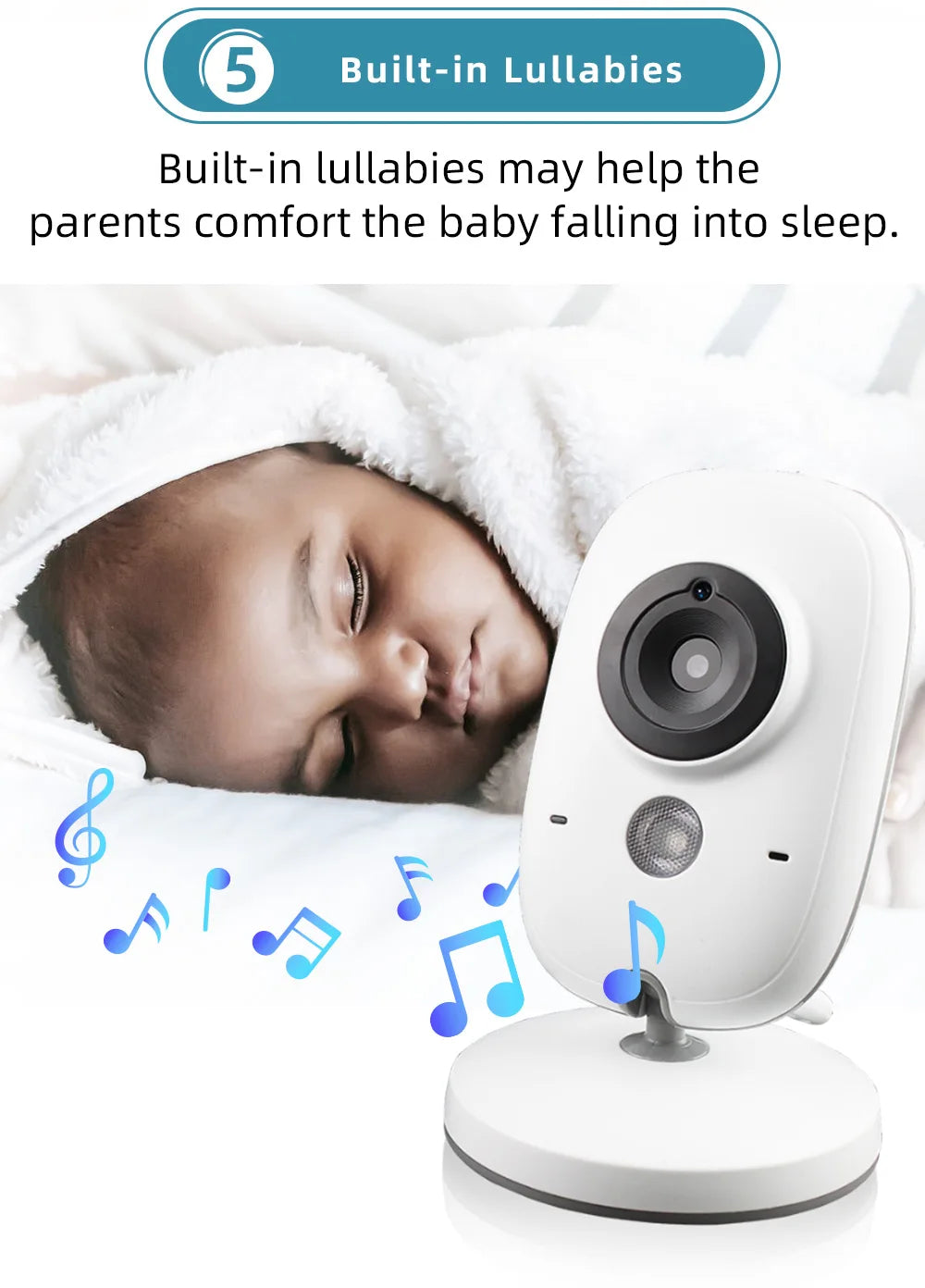 TakTark 3.2" Wireless Baby Monitor with Night Vision