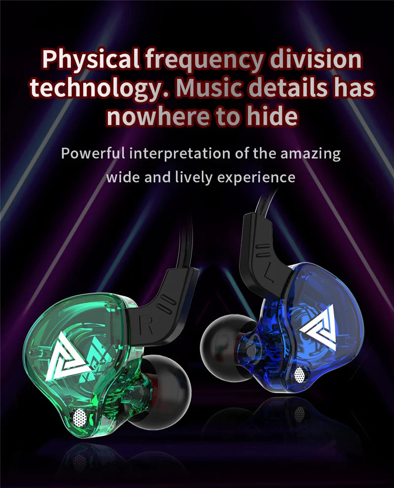 QKZ AK6 HiFi Wired Earphones with Mic
