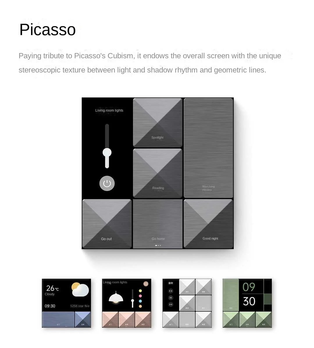 Aqara S1E Smart Touch Panel with LED Display