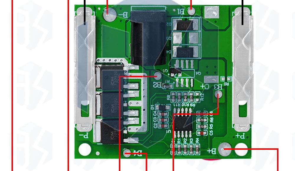 5S 21V 20A Li-Ion Battery Protection Board