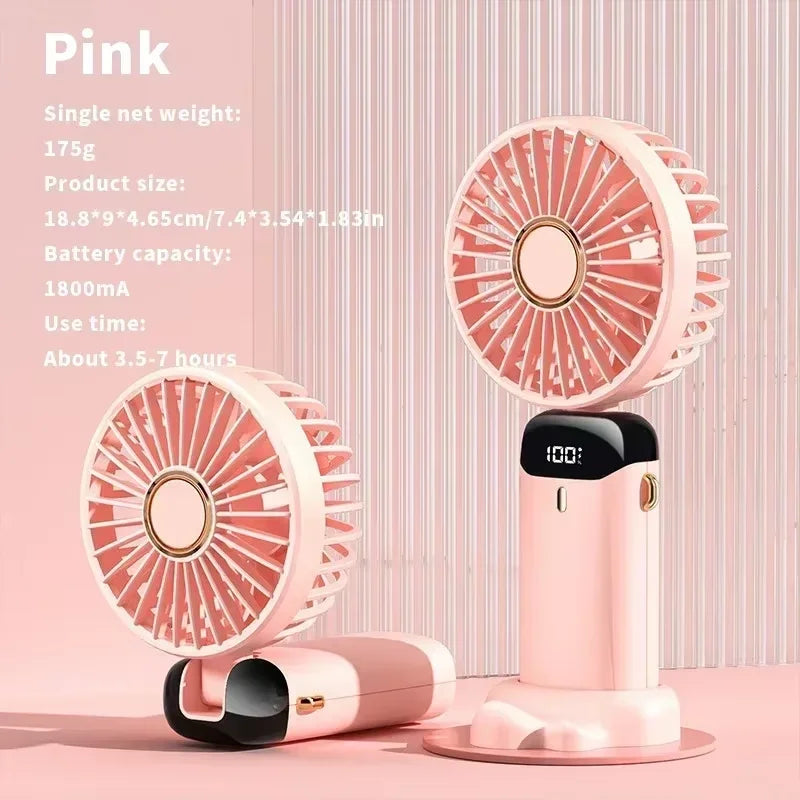 Rechargeable Neck Fan Mini Air Cooler