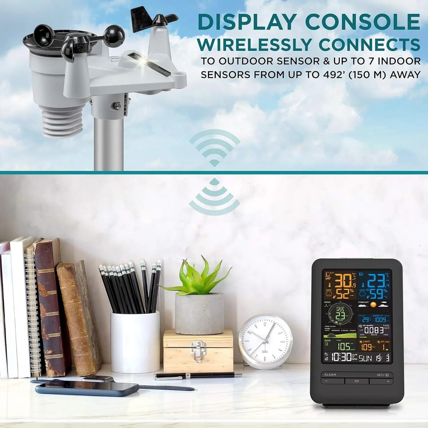 WiFi Smart Weather Station with Alarm Clock