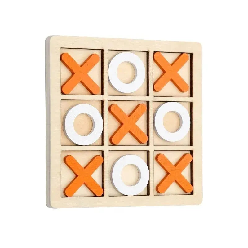 Wooden XO Puzzle Game – Fun Brain Boost for All Ages!