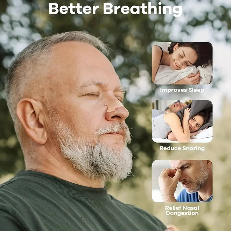 Breath-Improving Anti-Snore Nasal Strips Pack - Clickilix