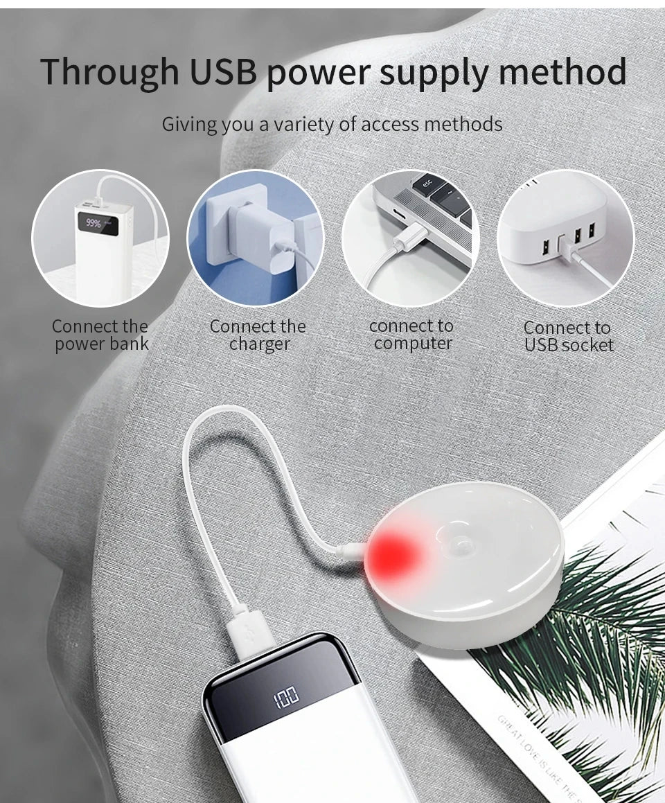 Smart USB Rechargeable Motion Sensor Cabinet Light