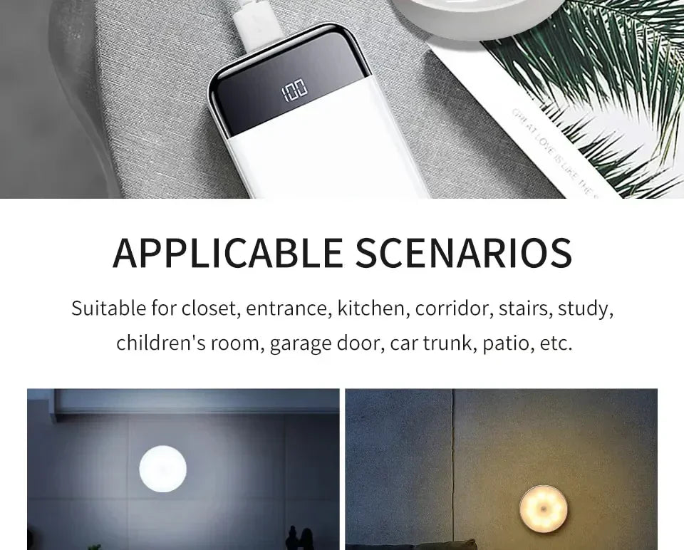 USB Rechargeable Motion Sensor Cabinet Light