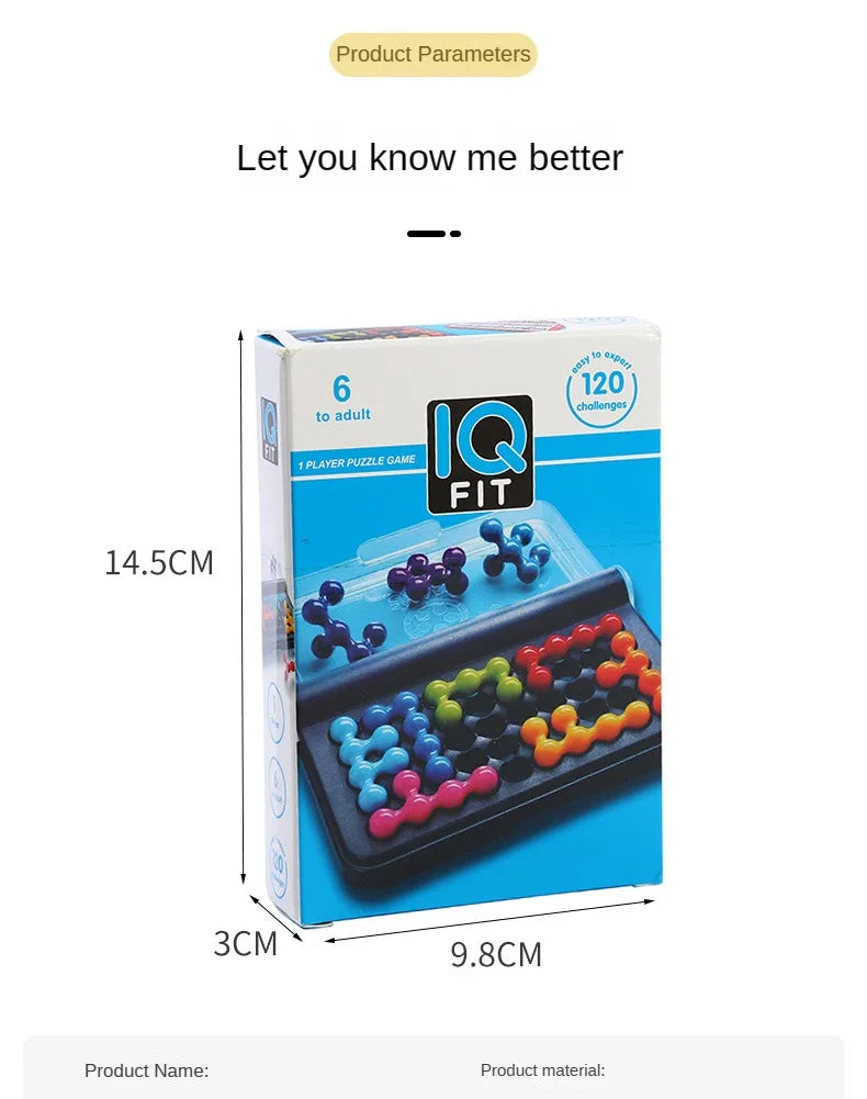 120 Challenges IQ 3D Puzzle Board Game – Classic Pyramid Brain Teaser 🧠🔺