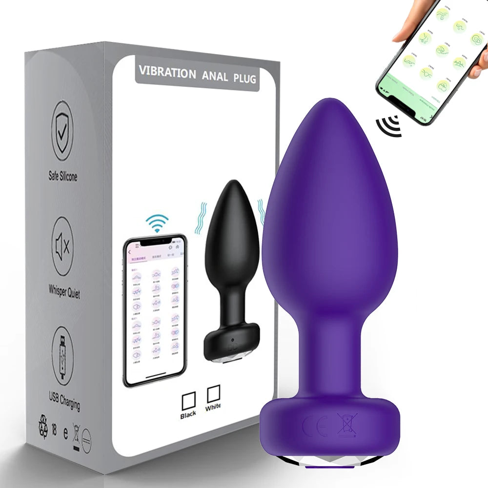 Bluetooth Remote Anal Vibrator with APP
