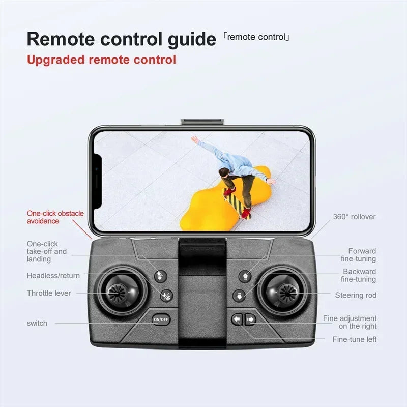 Drone With Camera 4k E99 Pro K3 Obstacle Avoidance