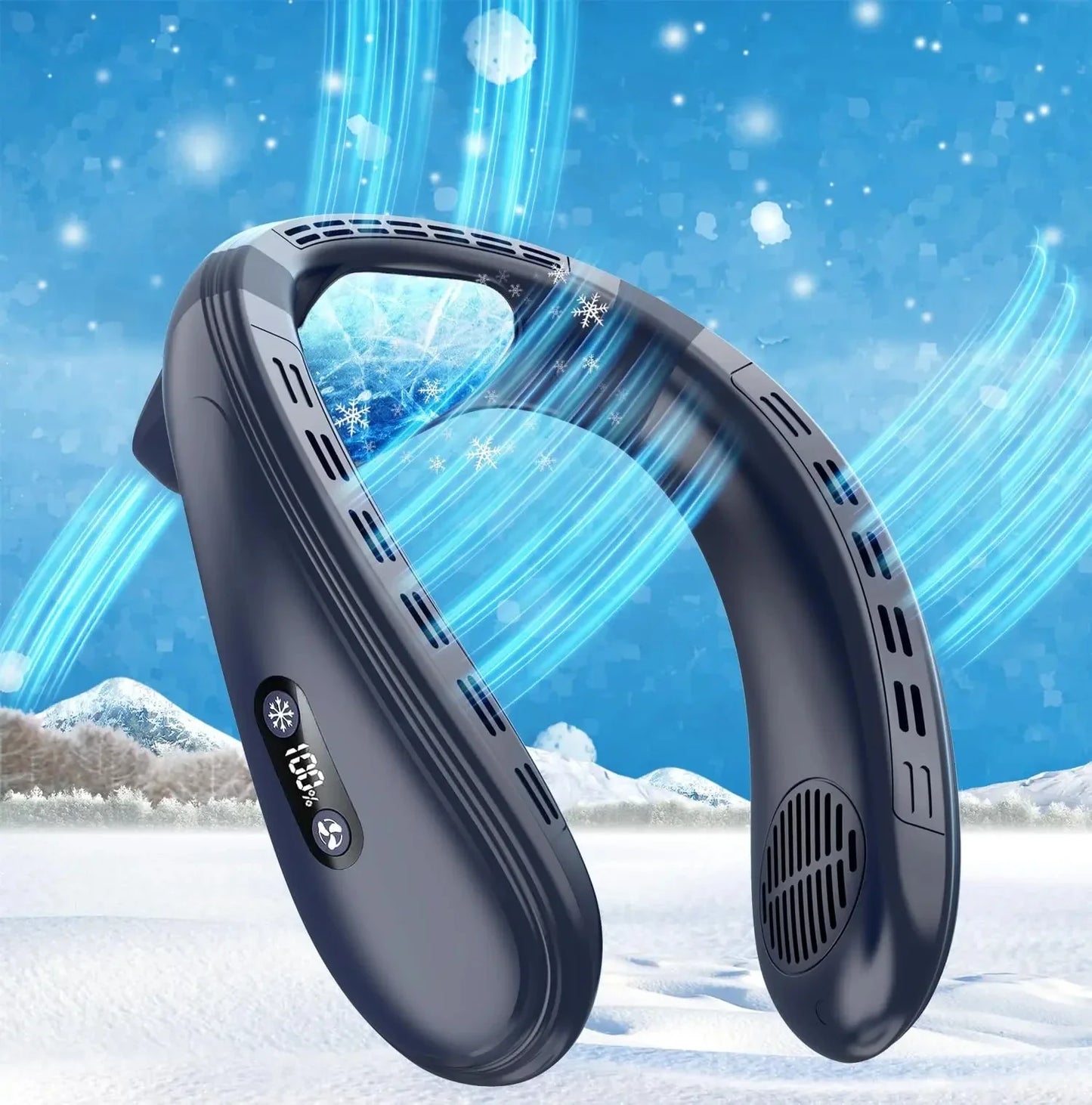 Portable Neck Air Conditioner Bladeless Cooling Fan
