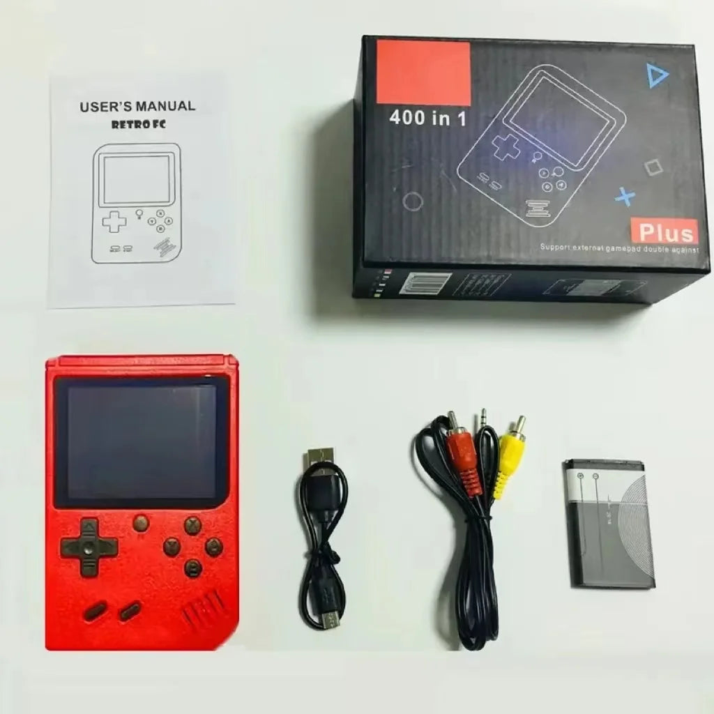Retro Handheld Game Console – 400 Classic Games & TV Connection!